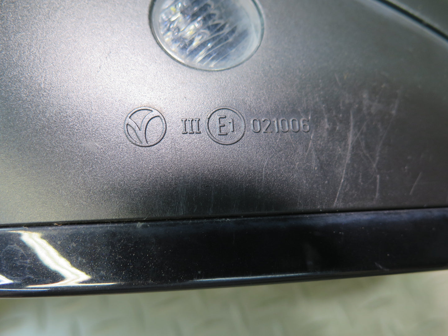 10-15 Audi Q7 4L Left Door Side View Power Heat Memory Exterior Mirror Black OEM
