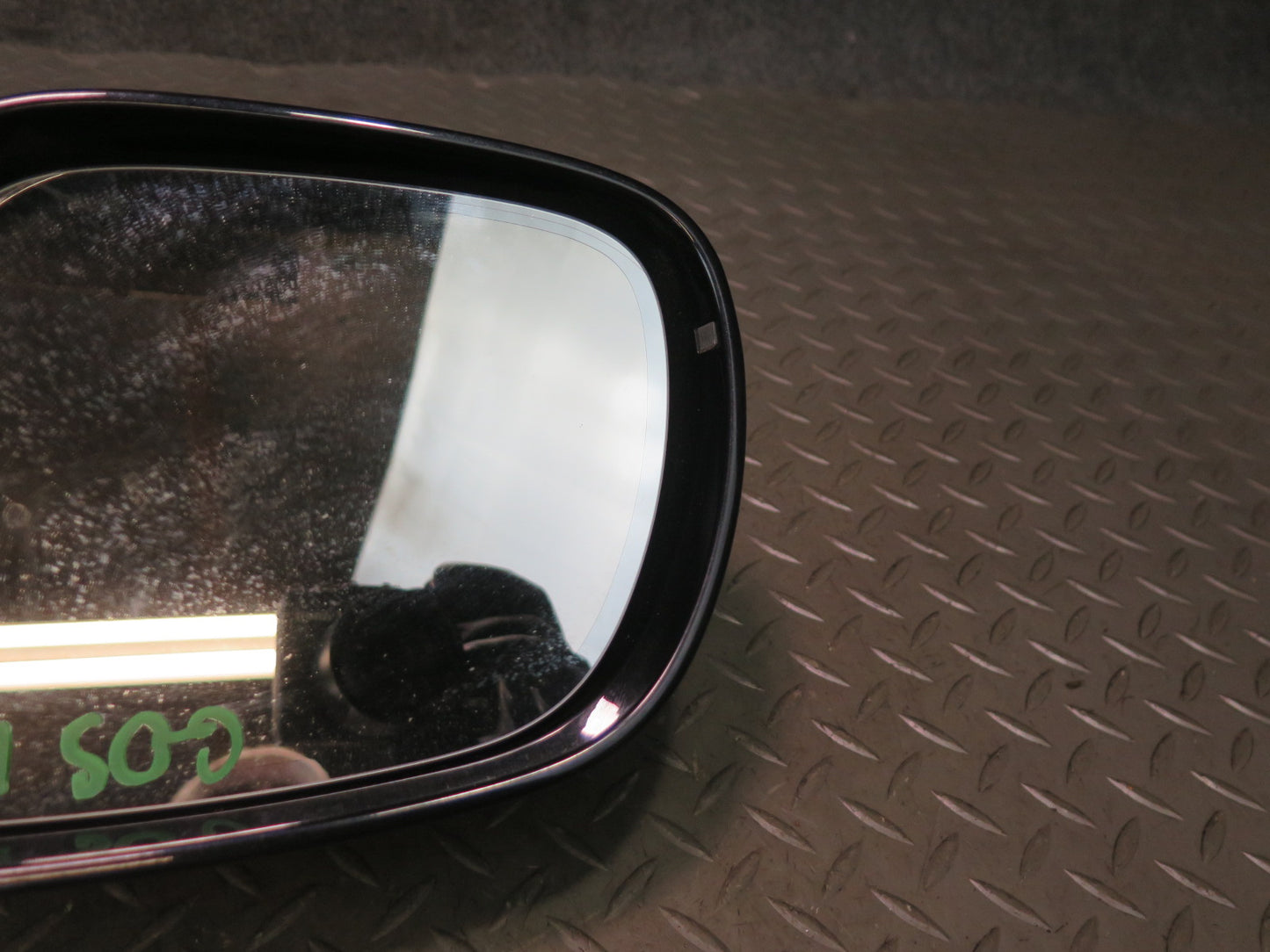 10-15 Audi Q7 4L Left Door Side View Power Heat Memory Exterior Mirror Black OEM
