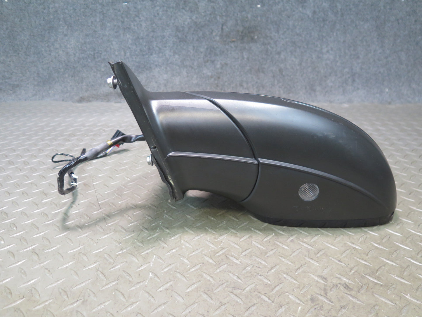 10-15 Audi Q7 4L Left Door Side View Power Heat Memory Exterior Mirror Black OEM
