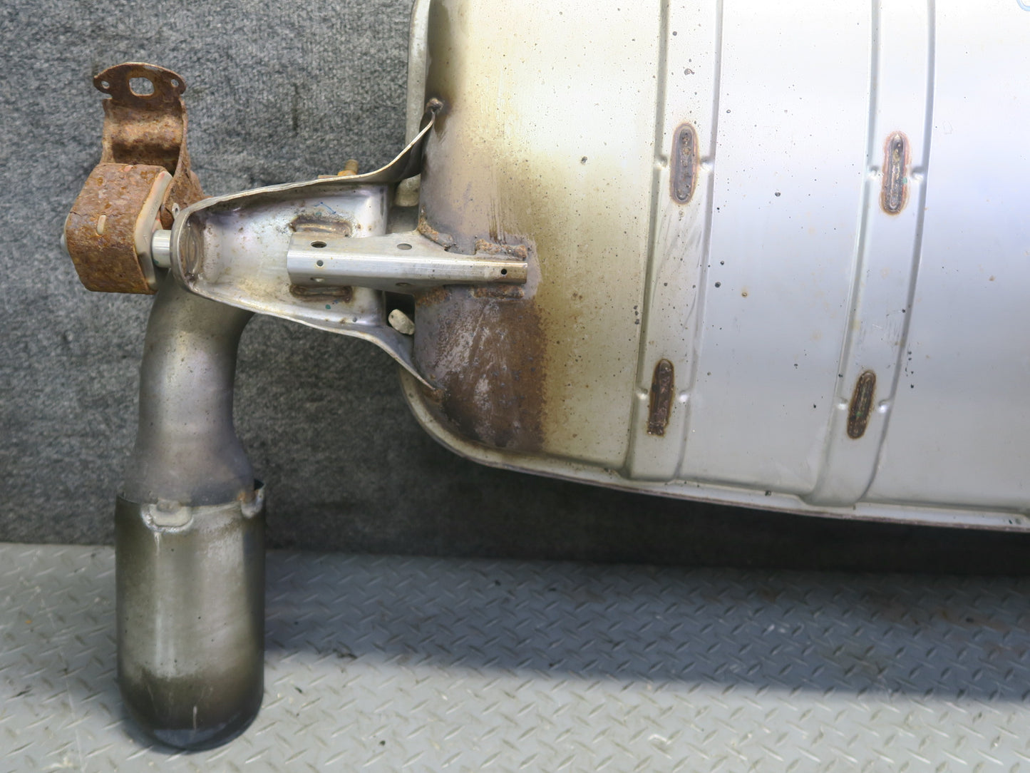 11-15 Audi 4L Q7 3.0L Rear Exhaust Muffler w Tips OEM