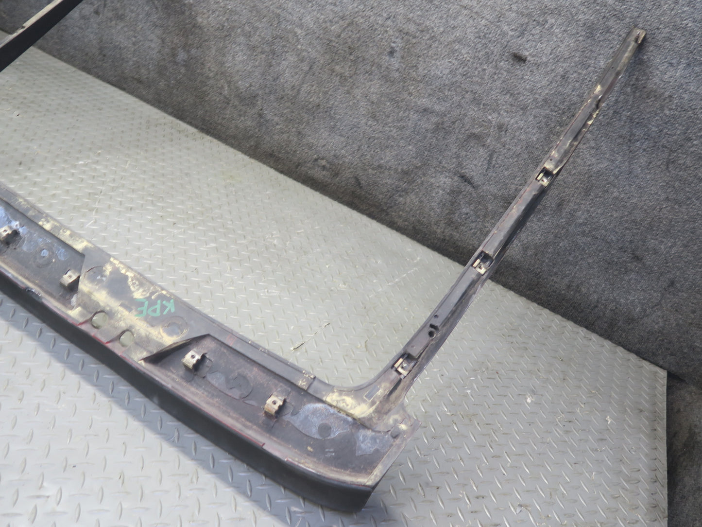 1983-1986 Porsche 928 S Rear Trunk Lid Spoiler W/ Left Right Side Extension Set