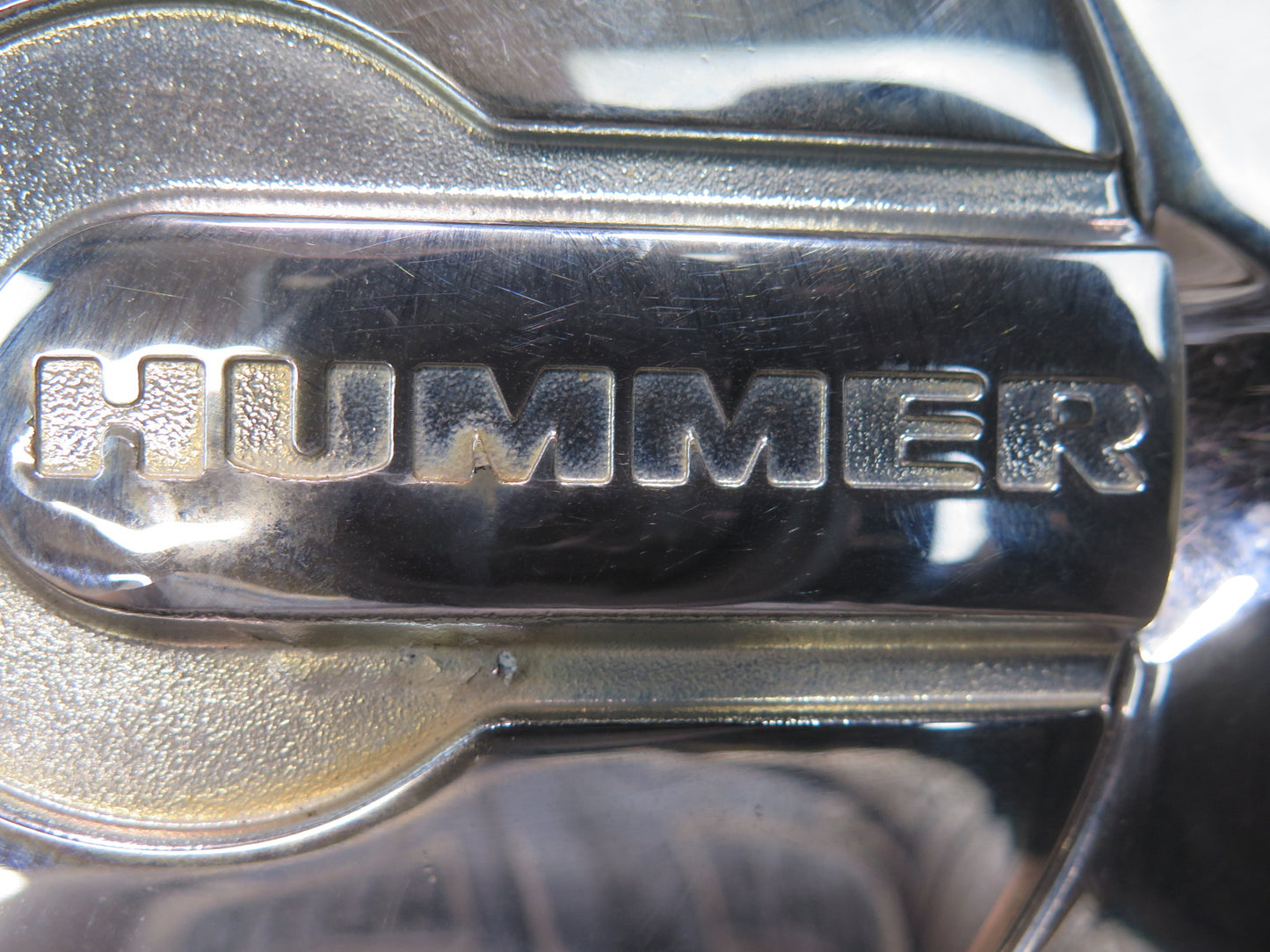 2005 Hummer H2 Fuel Tank Filler Door Lid Chrome Cover