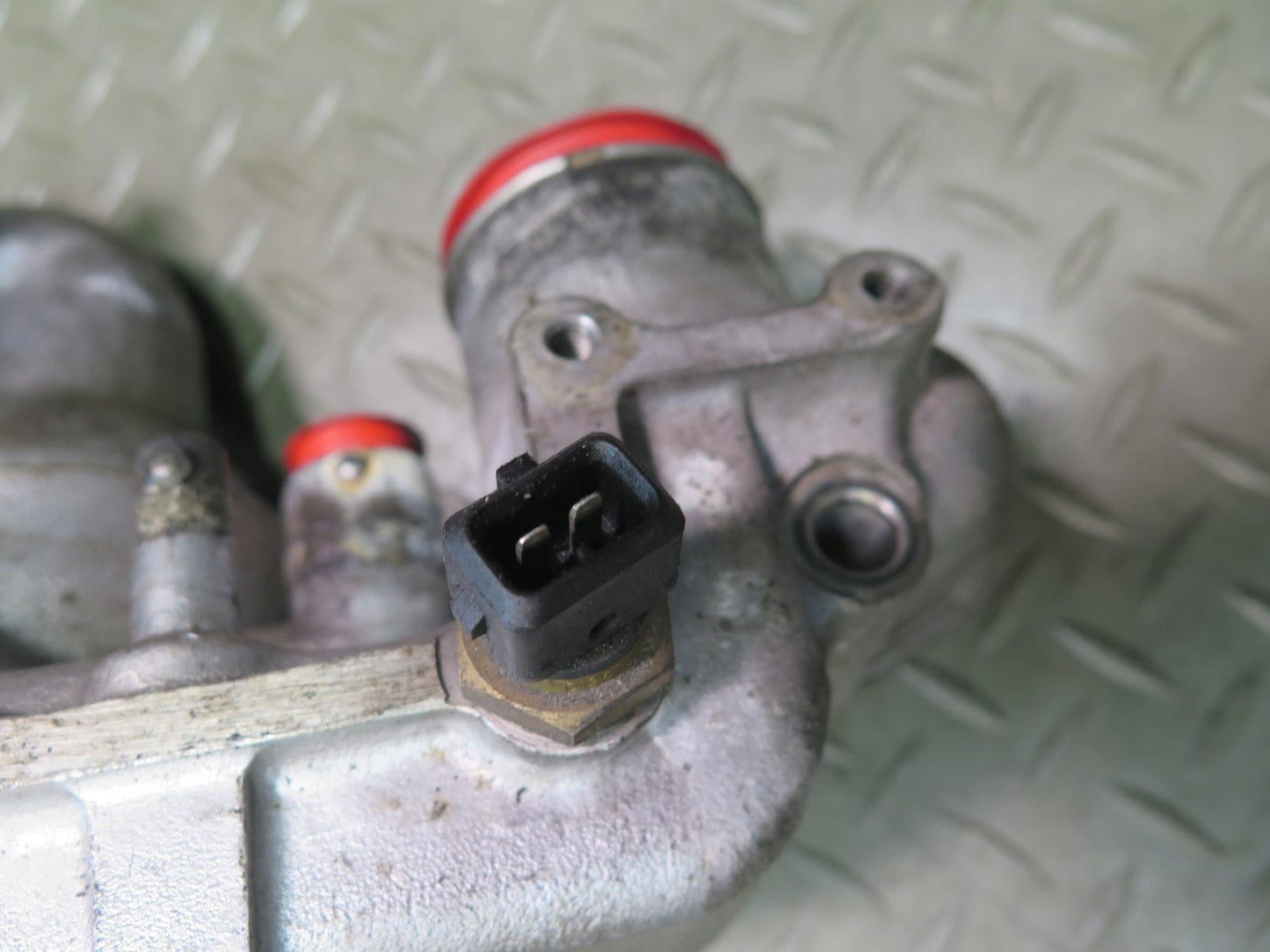 1985-1986 Porsche 928 S 5.0L V8 Engine Coolant Thermostat Housing Assembly
