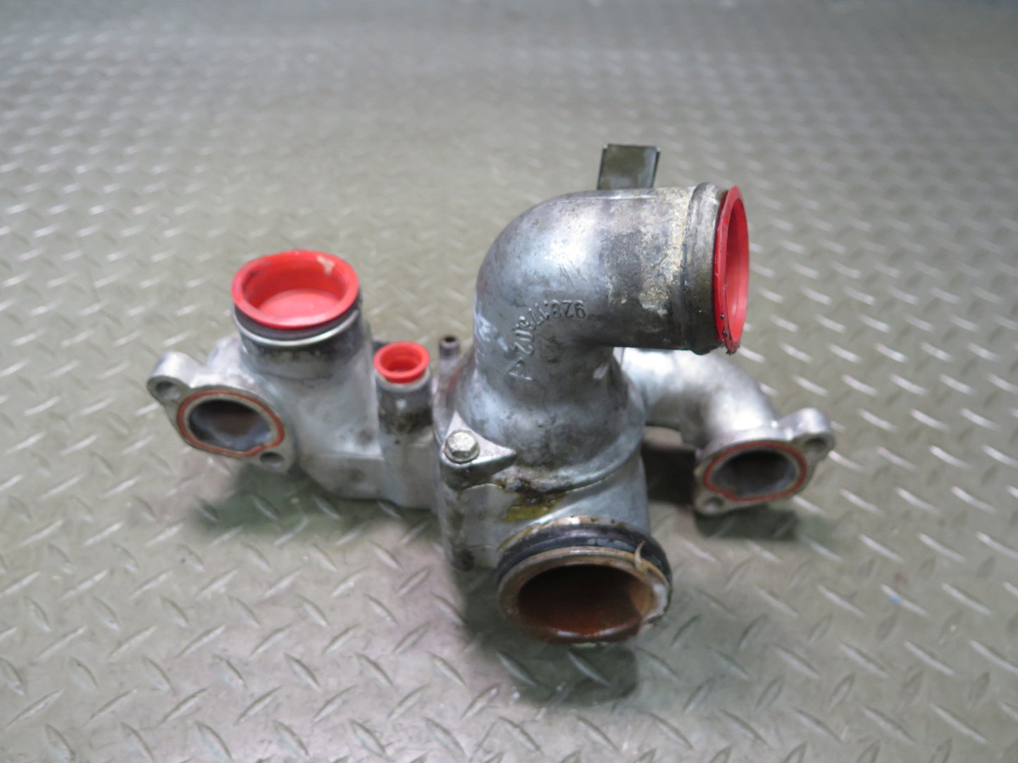 1985-1986 Porsche 928 S 5.0L V8 Engine Coolant Thermostat Housing Assembly