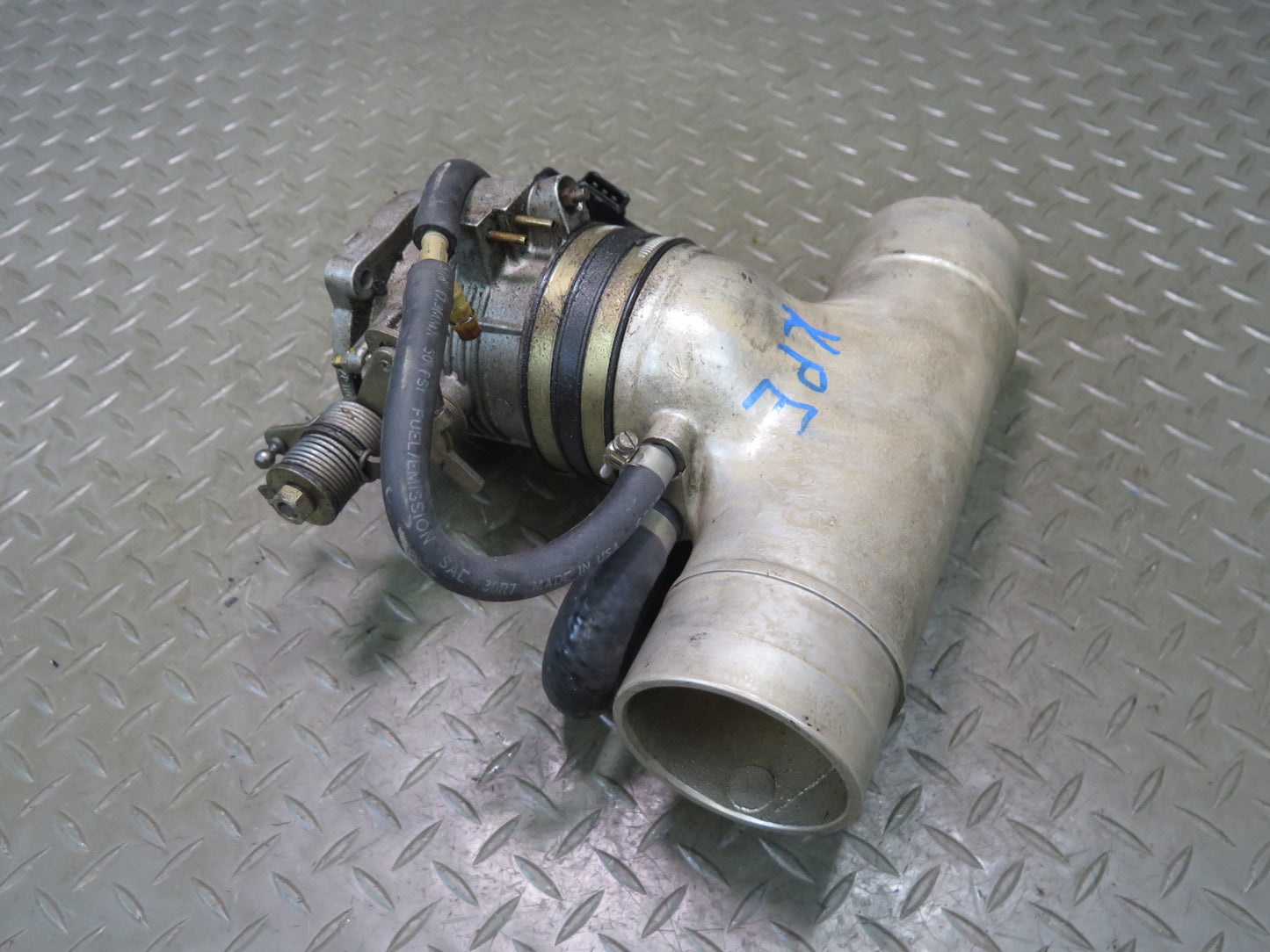 1985-1986 Porsche 928 S 5.0L V8 Engine Intake Manifold T Pipe W/ Throttle Body
