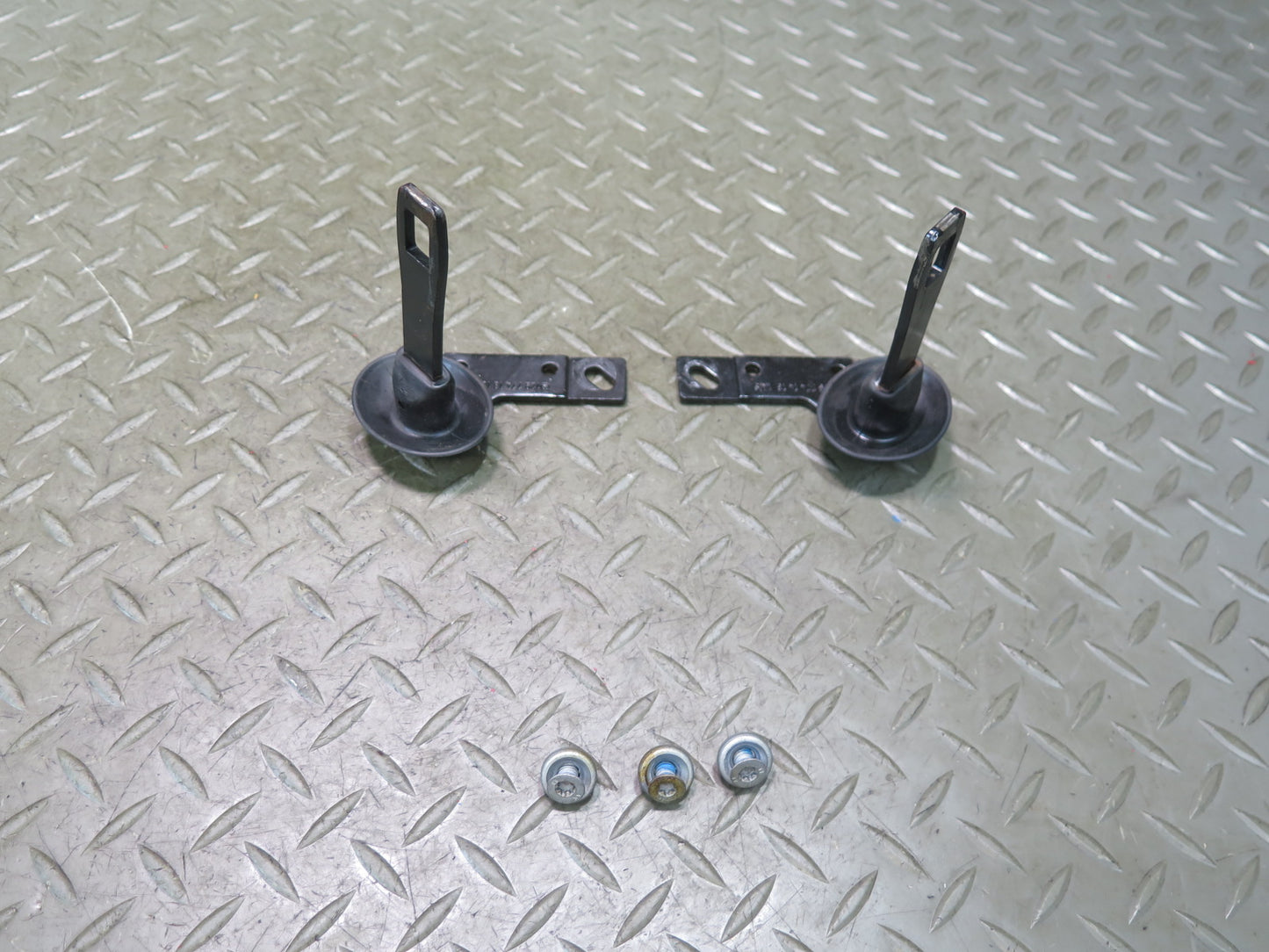 94-02 Mercedes R129 SL500 SL600 Set of 2 Soft TOP Roof Locking PIN Guide OEM