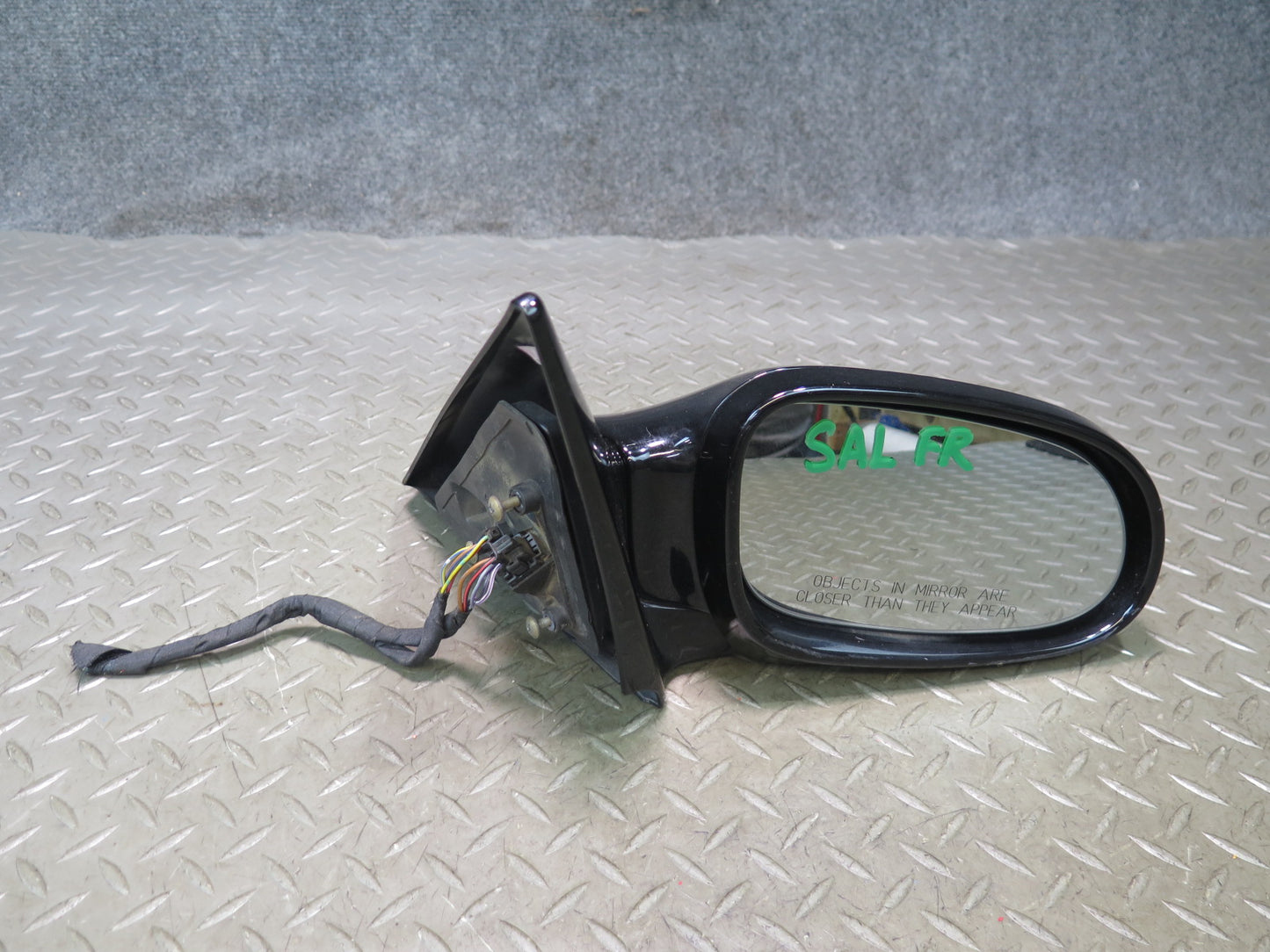 99-02 Mercedes R129 SL500 SL600 Right Door Exterior Side View Mirror Black OEM