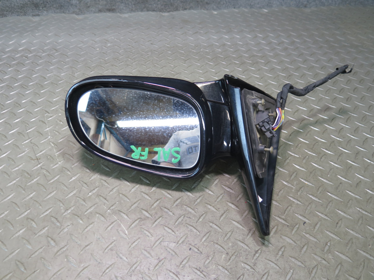 99-02 Mercedes R129 SL500 SL600 Right Door Exterior Side View Mirror Black OEM