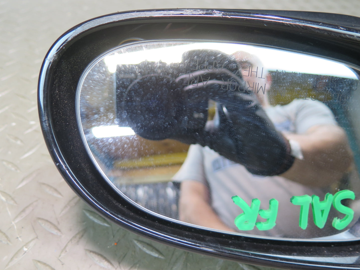 99-02 Mercedes R129 SL500 SL600 Right Door Exterior Side View Mirror Black OEM