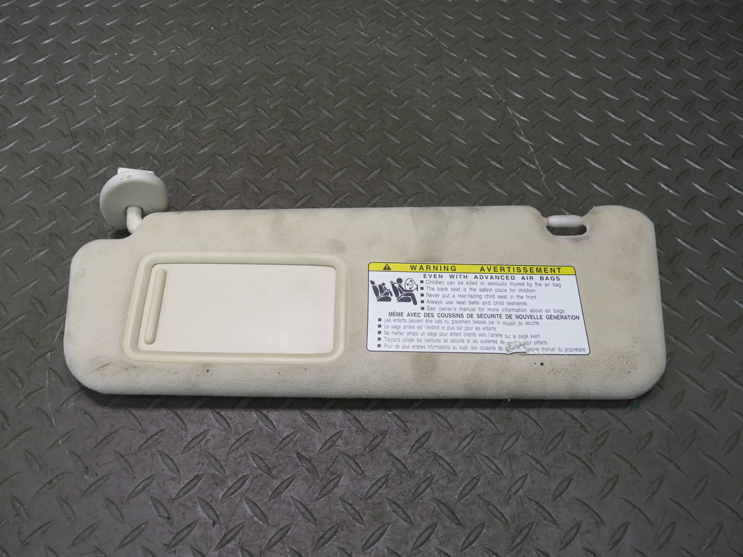 08-09 Lexus UVF46L LS600h Set of 2 Front Left & Right Sun Visor OEM