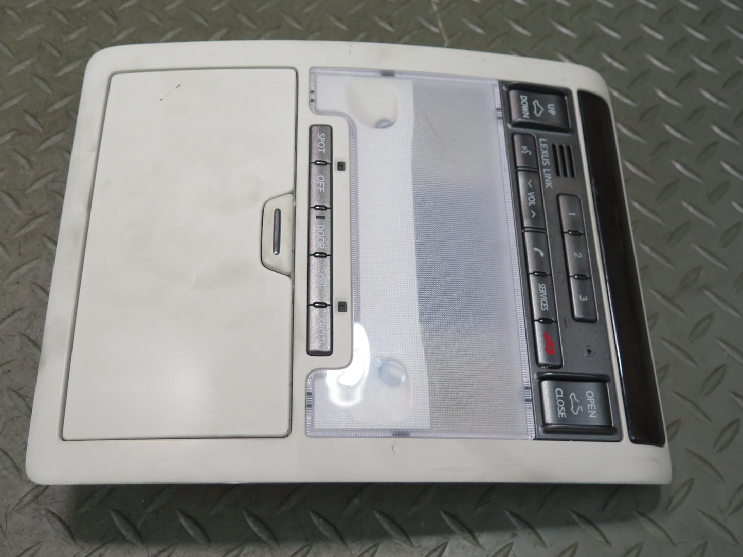 2008 Lexus UVF46L LS600h Front Overhead Console Dome Light w Homelink OEM