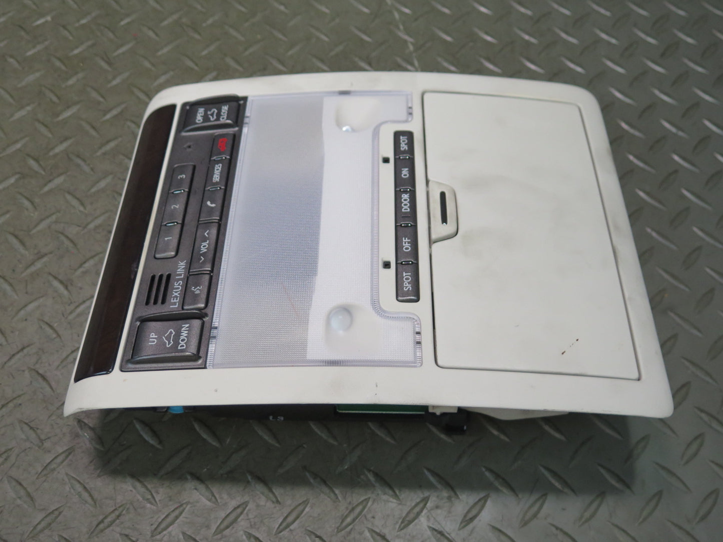 2008 Lexus UVF46L LS600h Front Overhead Console Dome Light w Homelink OEM