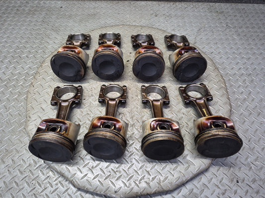 1985-1986 Porsche 928 S 5.0L V8 Engine Piston Connecting Rod Set of 8 93k Miles