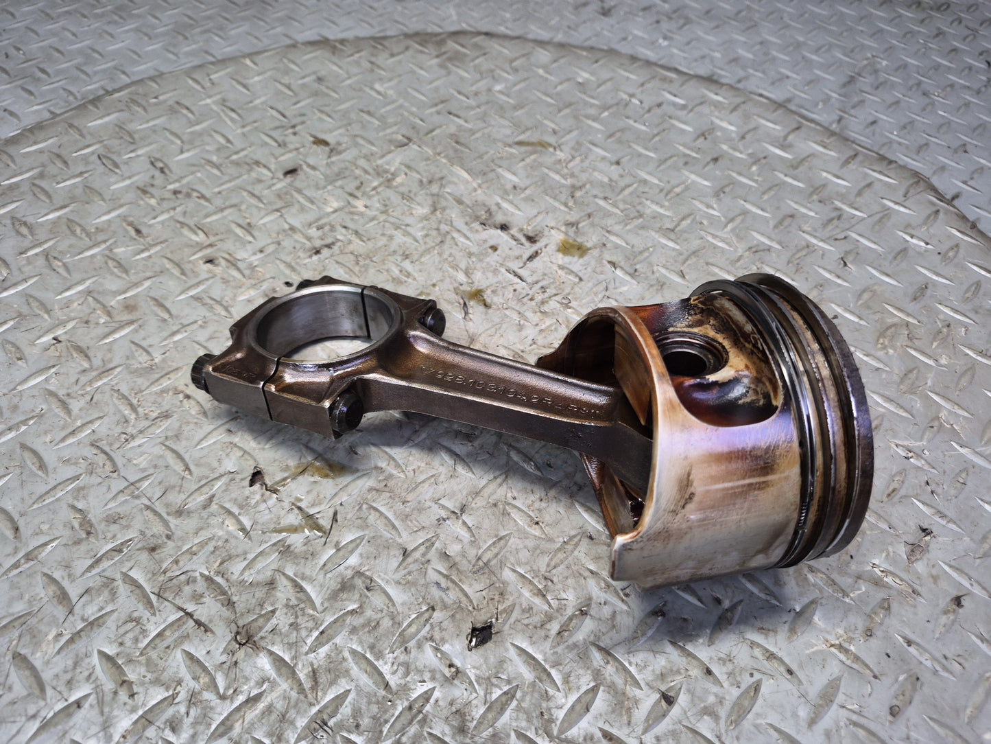 1985-1986 Porsche 928 S 5.0L V8 Engine Piston Connecting Rod Set of 8 93k Miles