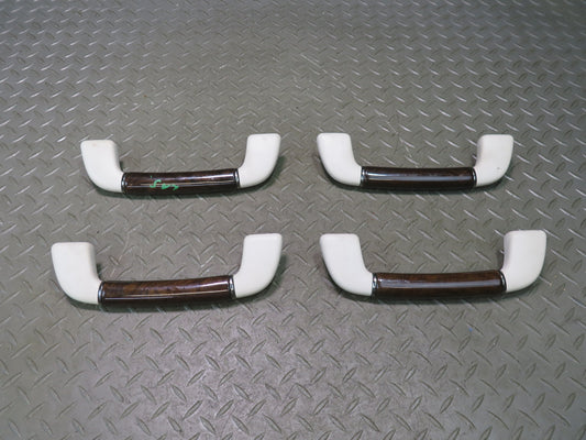 08-12 Lexus UVF46L LS600h Set of 4 Front & Rear Overhead Wood Grab Handle OEM