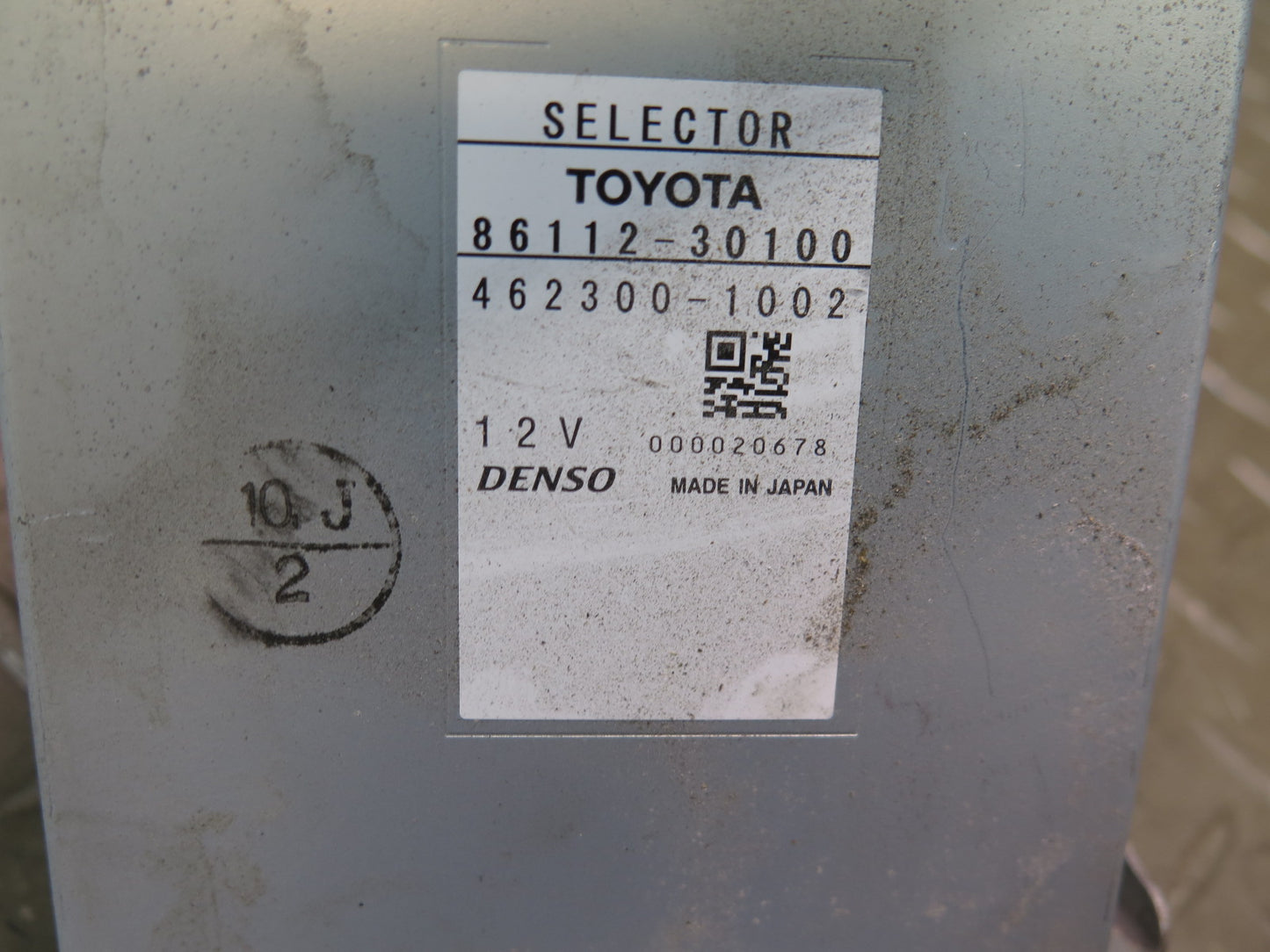 07-09 Lexus UVF46L LS600h LS460 Display Selector Control Module 86112-30100 OEM