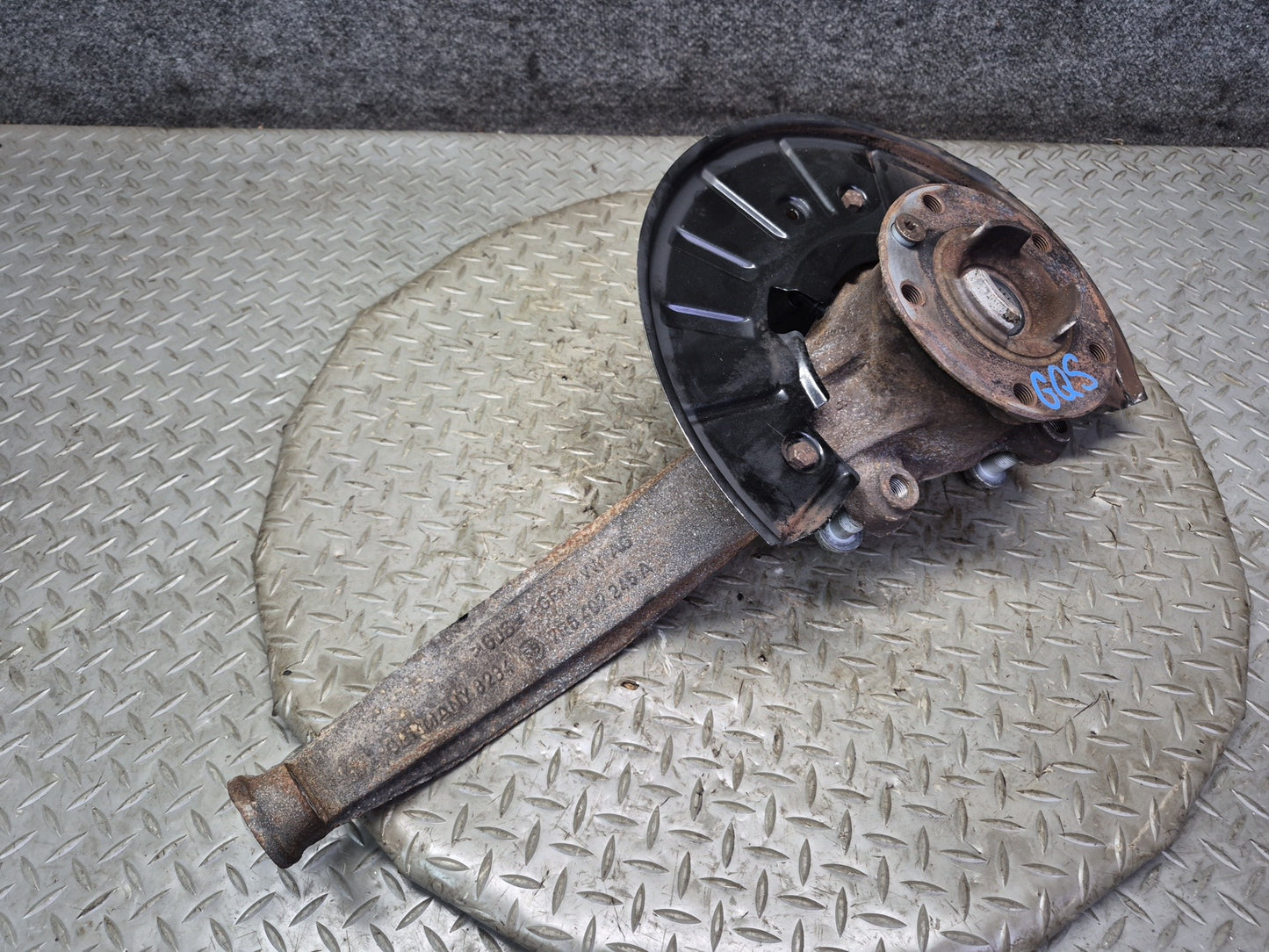 11-15 Audi 4L Q7 AWD Front Left Spindle Knuckle Wheel Hub Bearing 7P6407245A OEM