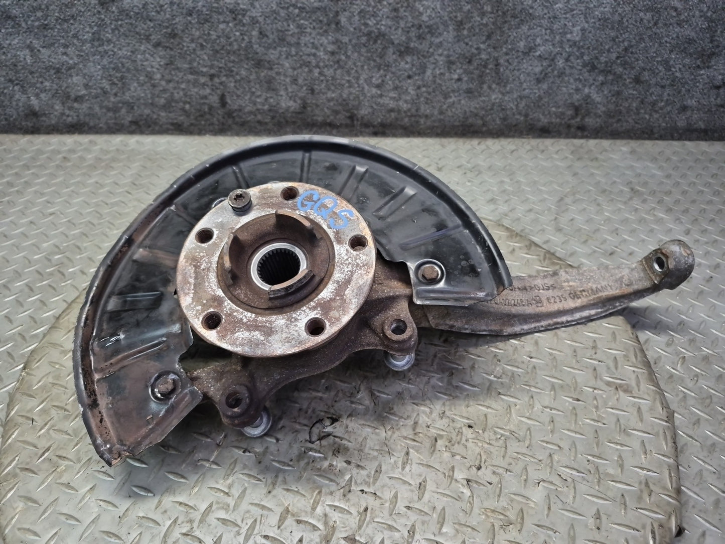 11-15 Audi 4L Q7 3.0L AWD Front Right Spindle Knuckle Wheel Hub 7P6407246A OEM