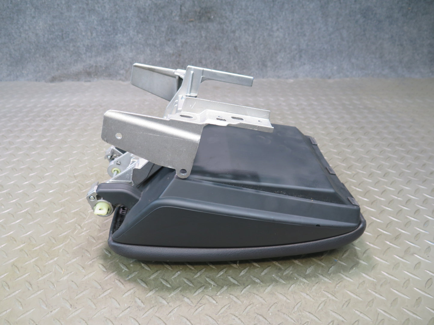07-15 Audi Q7 4L Center Console Armrest Lid Storage w CUP Holder Black OEM
