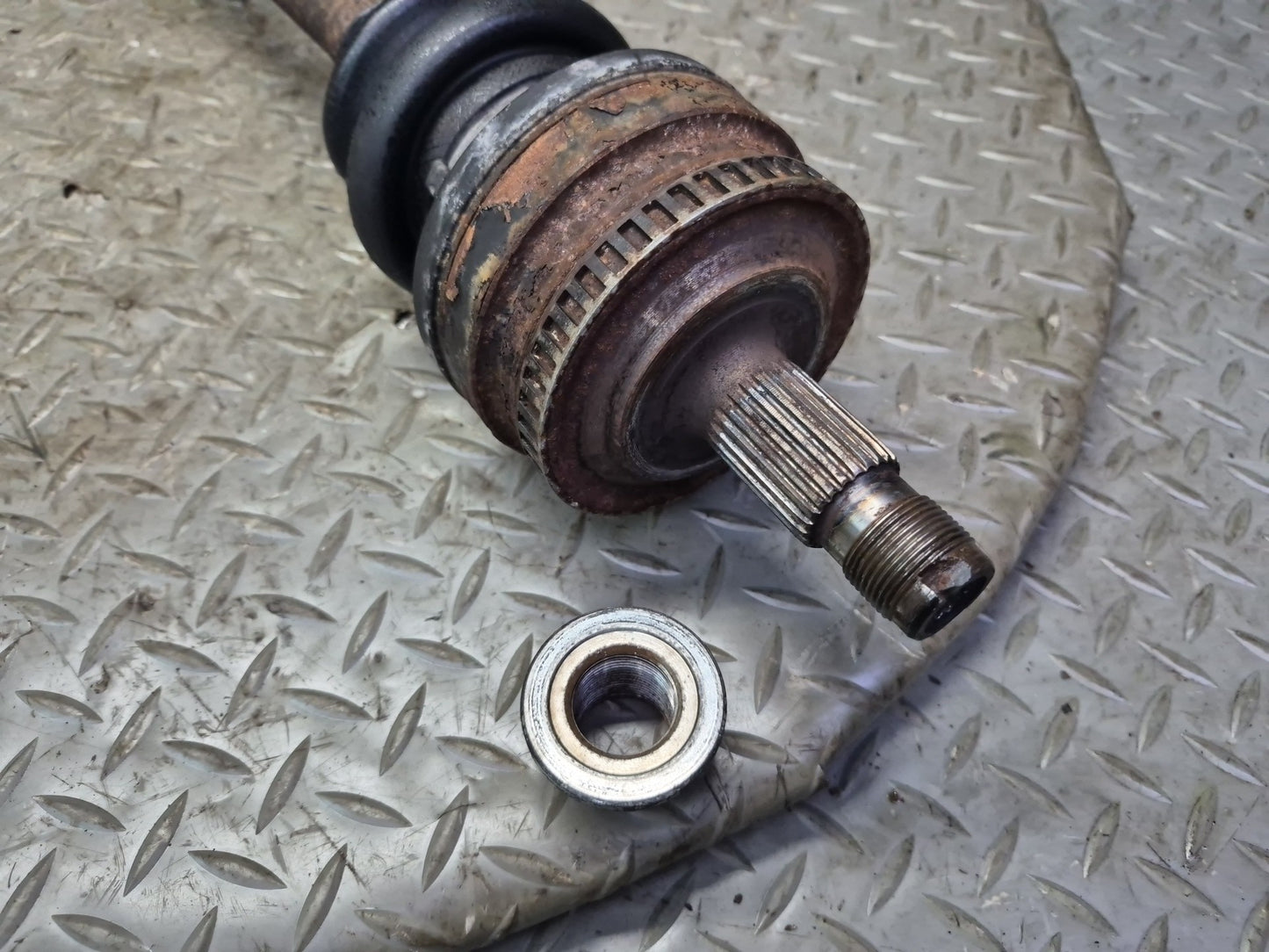 96-02 Mercedes R129 SL500 Rear Right Suspension Axle Shaft 134K Miles OEM
