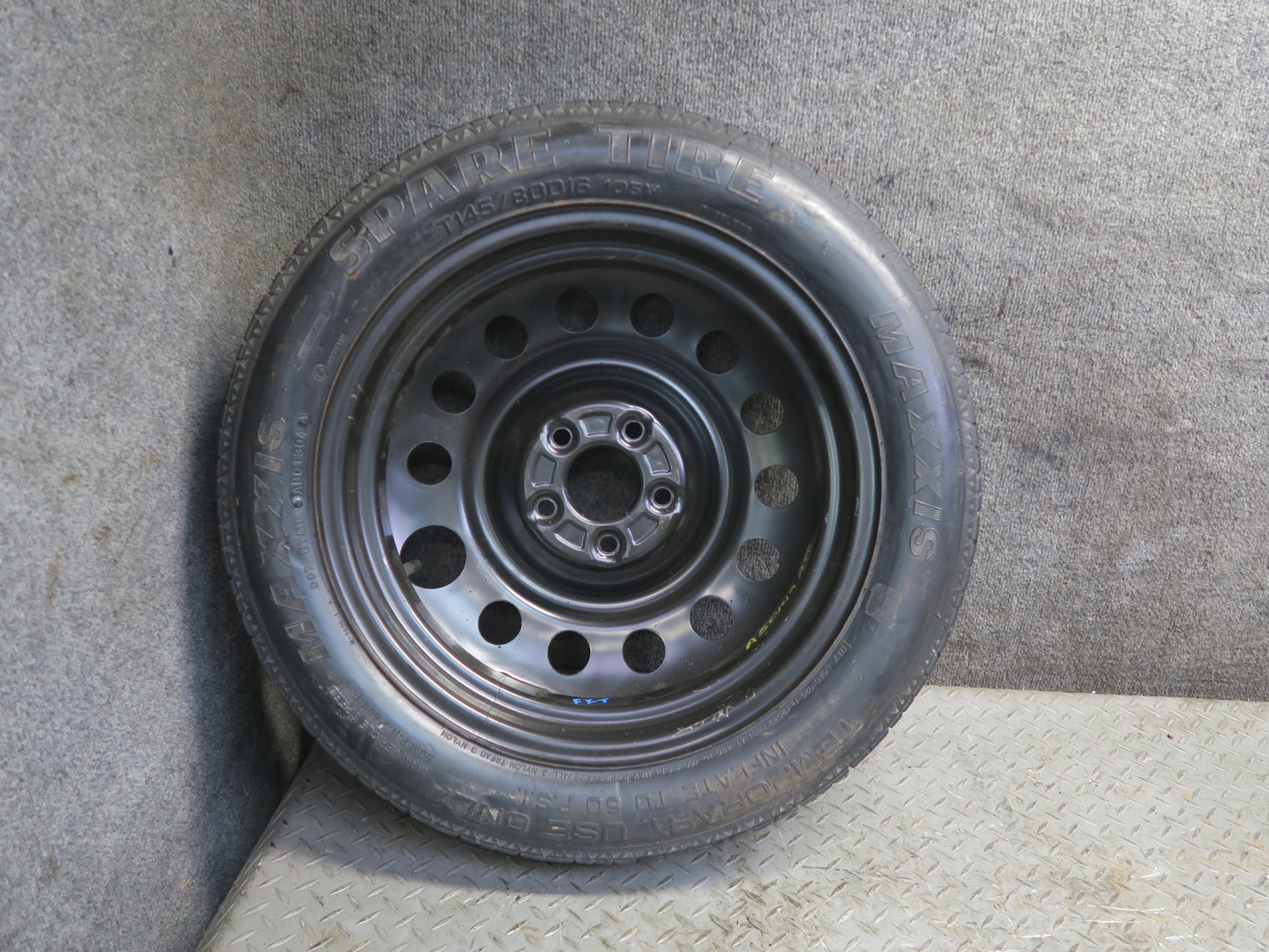 02-05 Ford Thunderbird R16" Spare Tire Wheel 16x4T 145/80 OEM