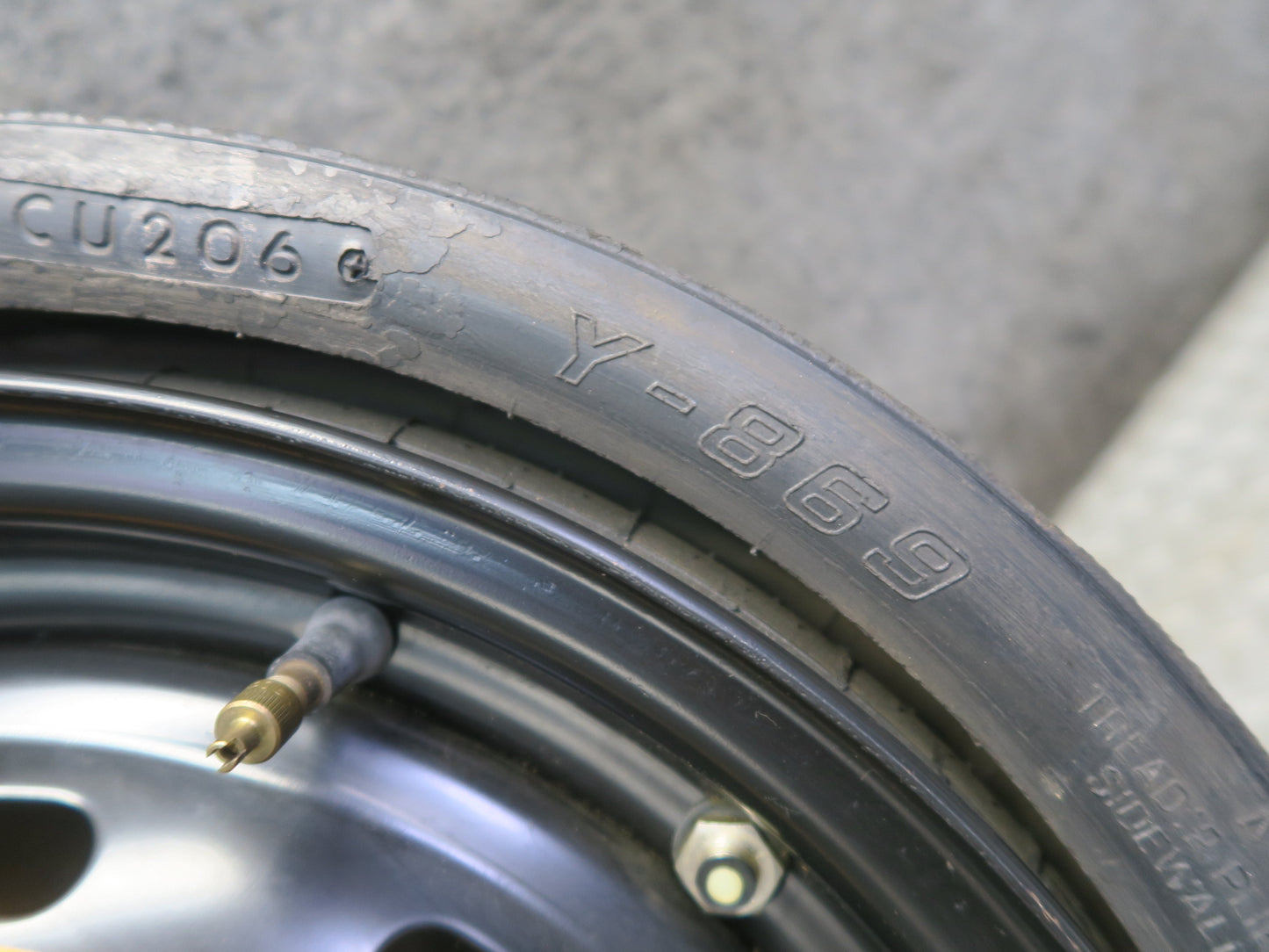 84-89 Nissan Z31 300ZX Spare R15" Tire Wheel 15x5J 155/90 40300-05P20 OEM