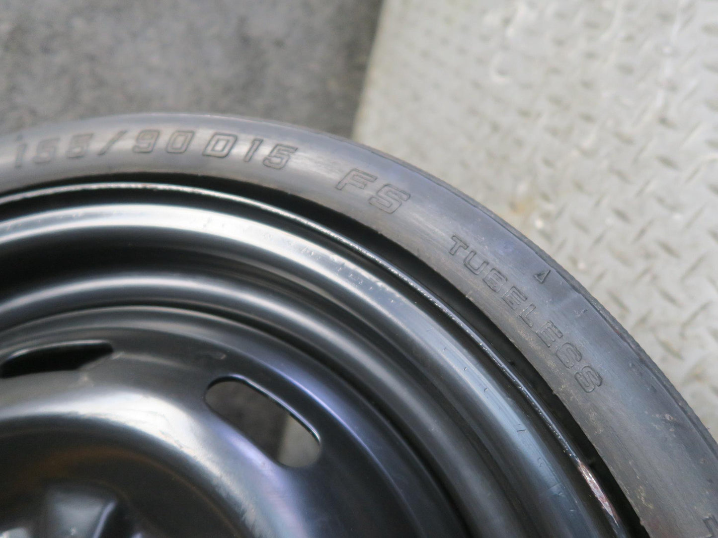 84-89 Nissan Z31 300ZX Spare R15" Tire Wheel 15x5J 155/90 40300-05P20 OEM