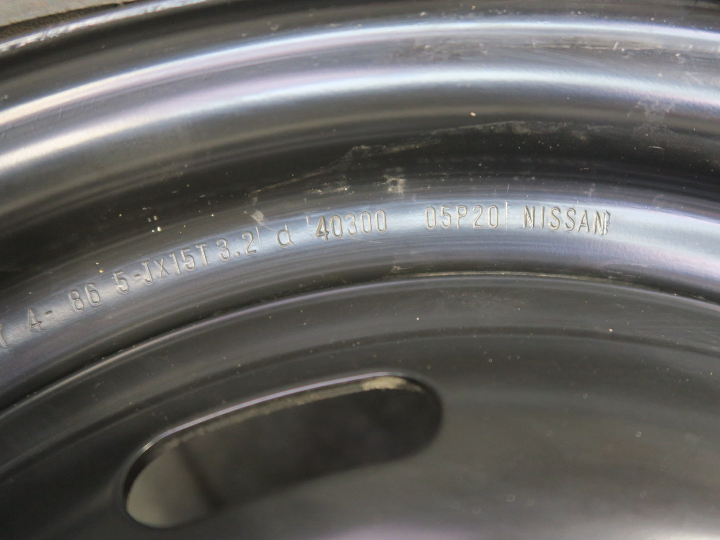 84-89 Nissan Z31 300ZX Spare R15" Tire Wheel 15x5J 155/90 40300-05P20 OEM