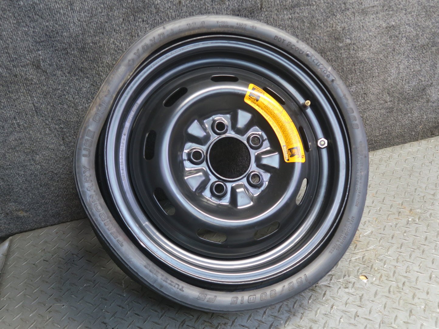 84-89 Nissan Z31 300ZX Spare R15" Tire Wheel 15x5J 155/90 40300-05P20 OEM