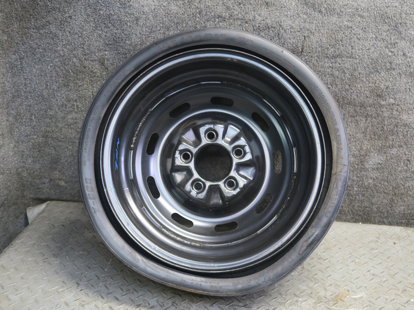 84-89 Nissan Z31 300ZX Spare R15" Tire Wheel 15x5J 155/90 40300-05P20 OEM
