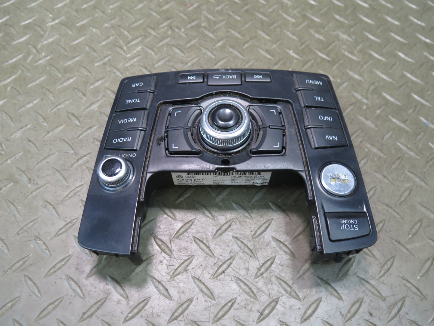 12-15 Audi 4L Q7 Front Center Console GPS Navi Radio Multimedia Switch OEM