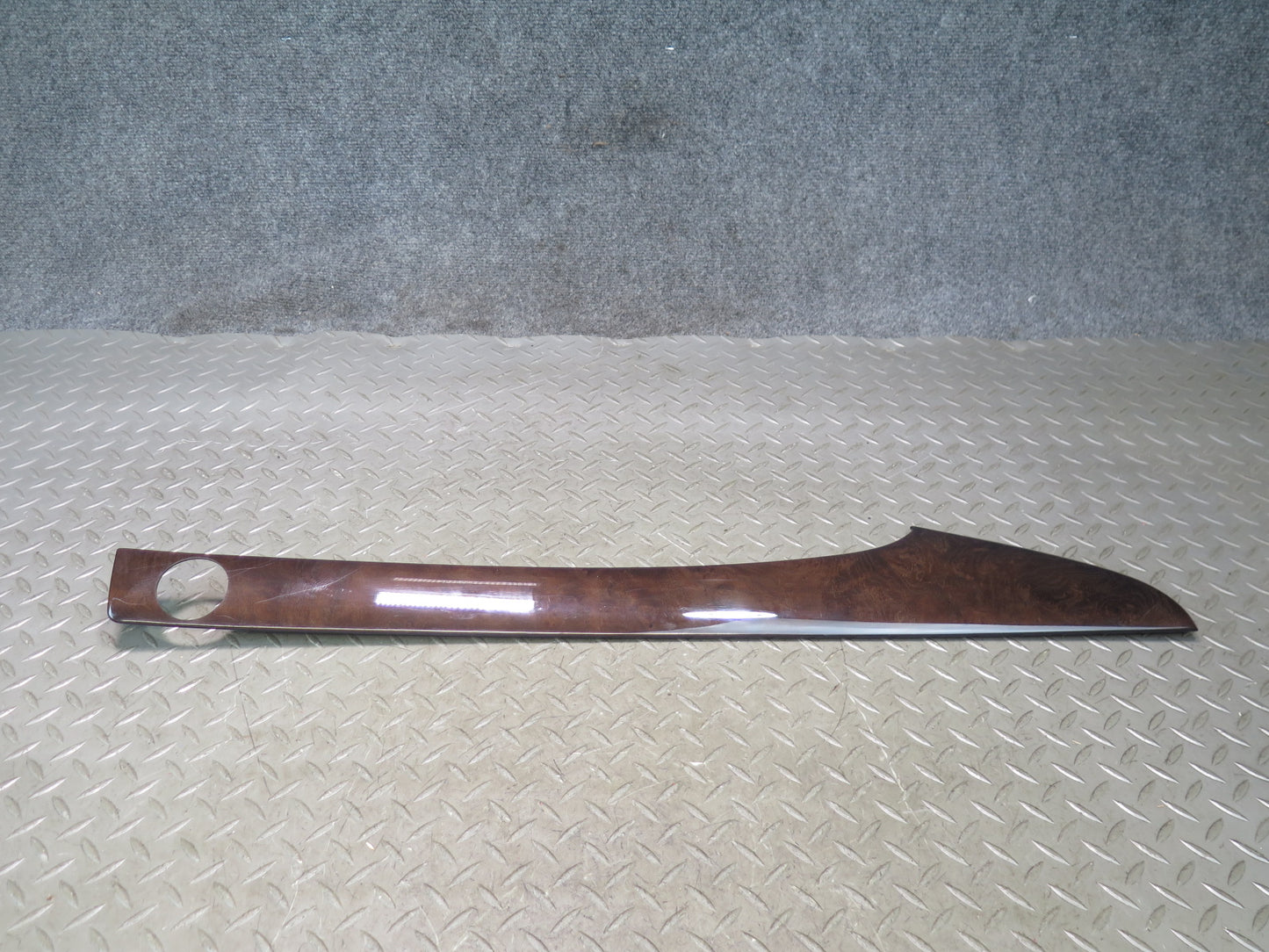 08-09 Lexus UVF46L LS600hL Long Front & Rear Door Wood Trim Bezel Cover Set OEM
