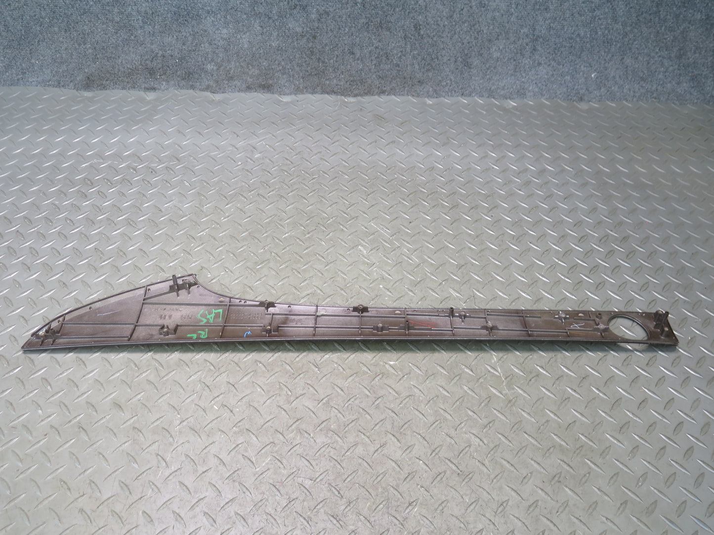 08-09 Lexus UVF46L LS600hL Long Front & Rear Door Wood Trim Bezel Cover Set OEM
