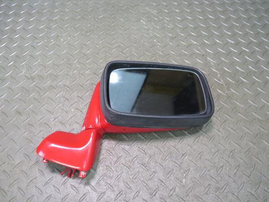 1984-1989 Porsche 928 Right Door Exterior Side View Power Mirror Guards RED
