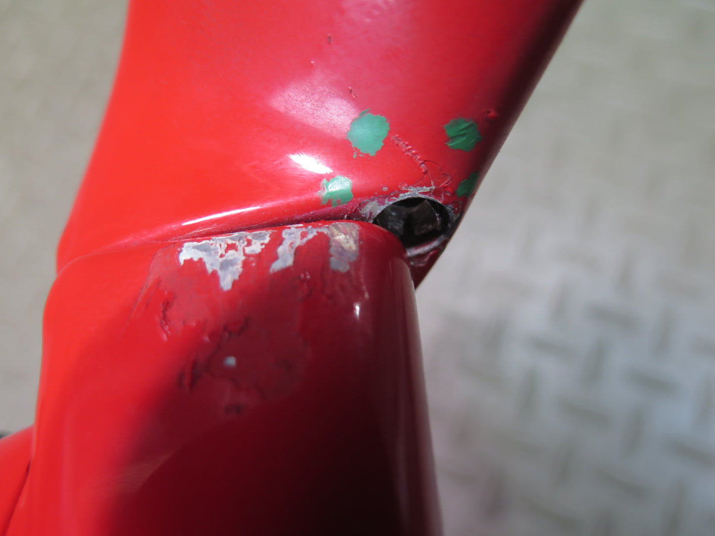1984-1989 Porsche 928 Right Door Exterior Side View Power Mirror Guards RED