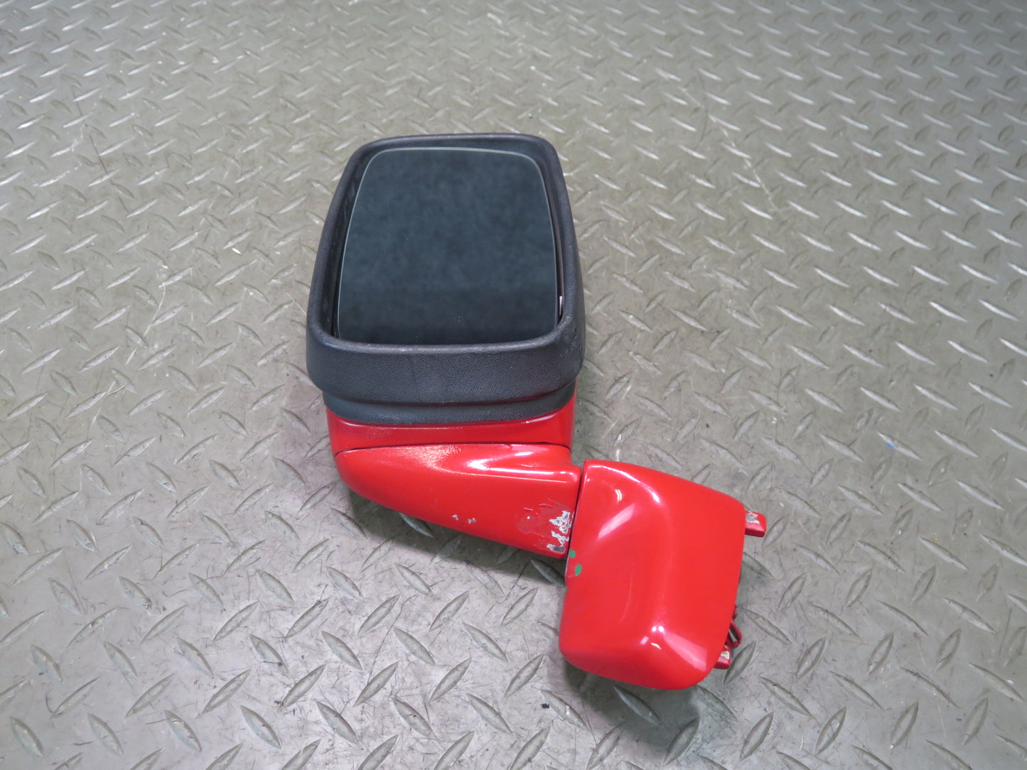 1984-1989 Porsche 928 Right Door Exterior Side View Power Mirror Guards RED