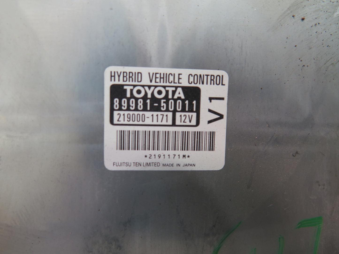 2008 Lexus UVF46L LS600h Hybrid Engine ECU ECM Computer Control Module OEM