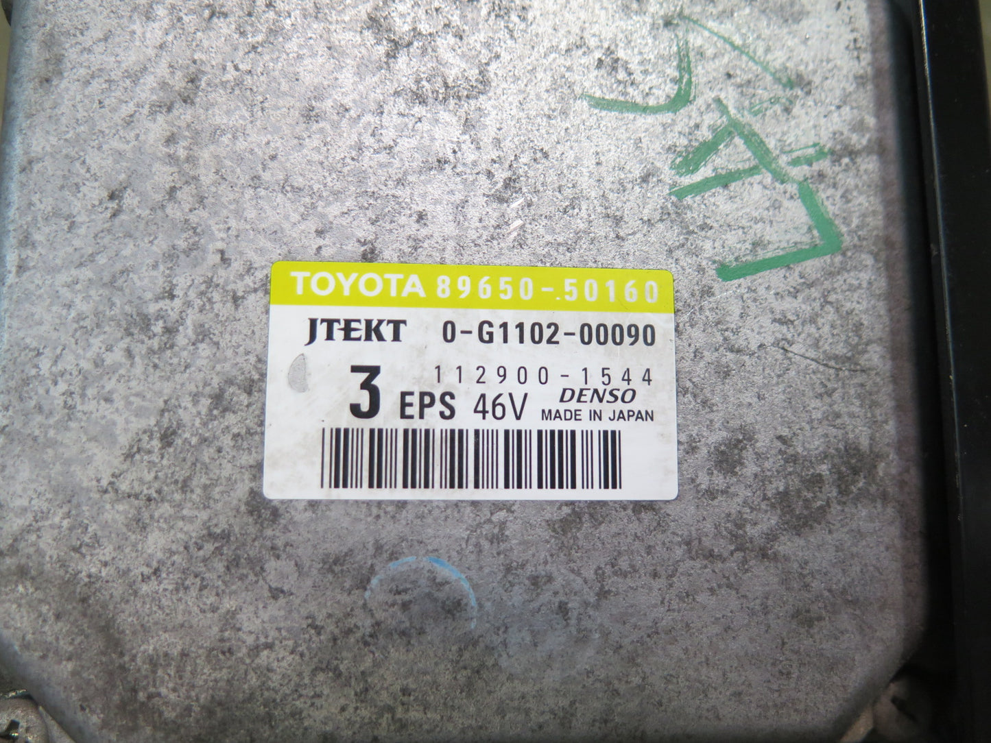 08-09 Lexus UVF46L LS600h Power Steering EPS Control  Module 89650-50160 OEM