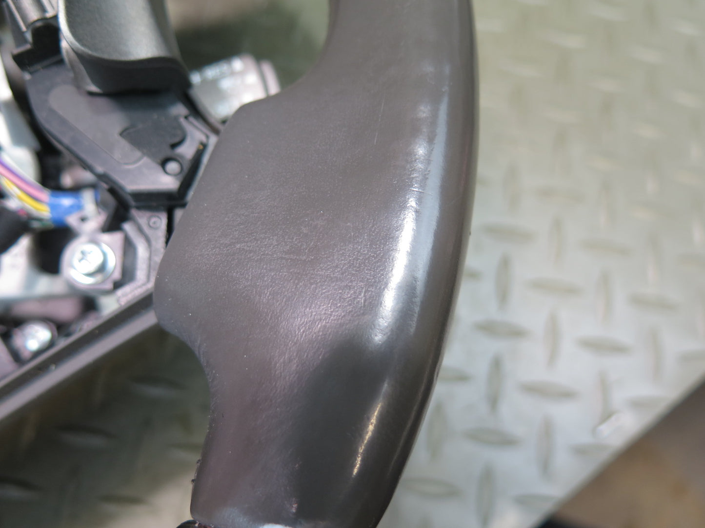 07-09 Lexus UVF46L LS600h LS460 Heated Leather Wood Steering w Controls OEM