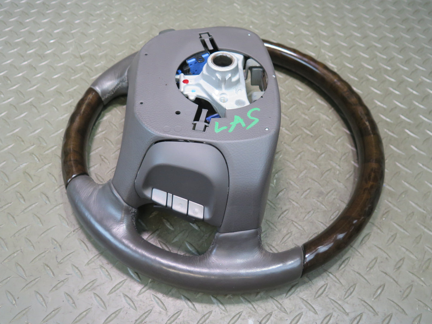 07-09 Lexus UVF46L LS600h LS460 Heated Leather Wood Steering w Controls OEM
