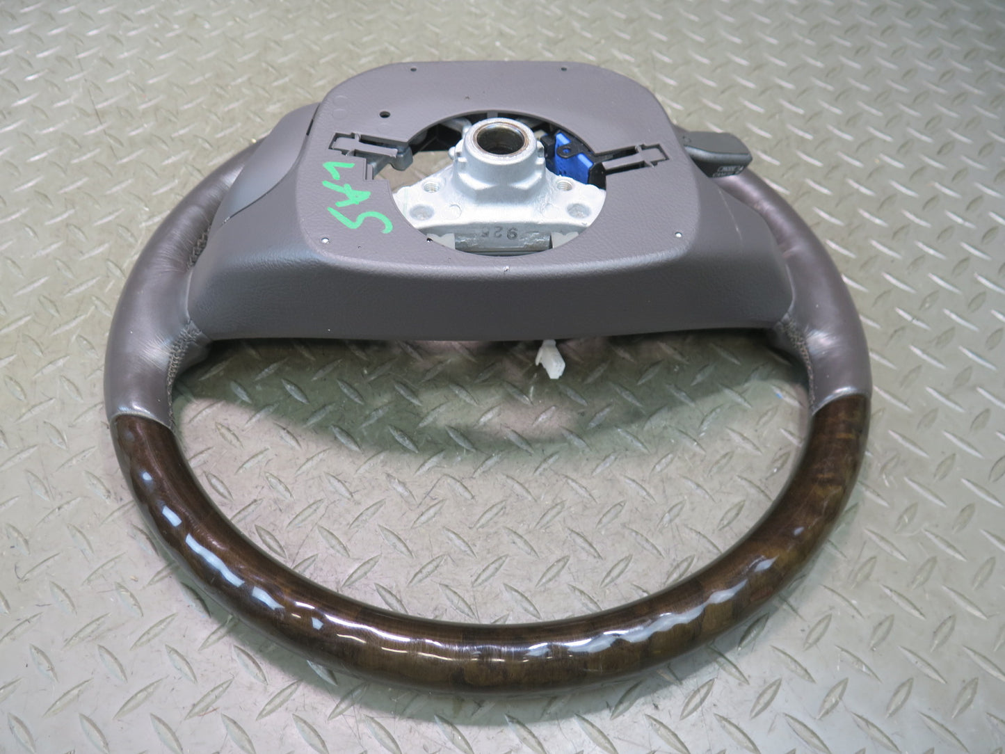 07-09 Lexus UVF46L LS600h LS460 Heated Leather Wood Steering w Controls OEM
