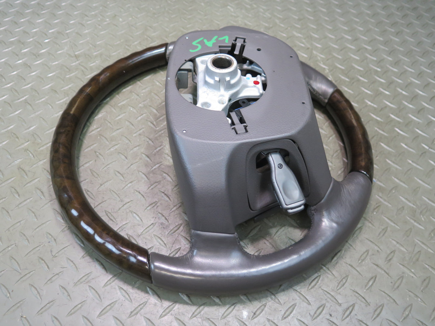 07-09 Lexus UVF46L LS600h LS460 Heated Leather Wood Steering w Controls OEM
