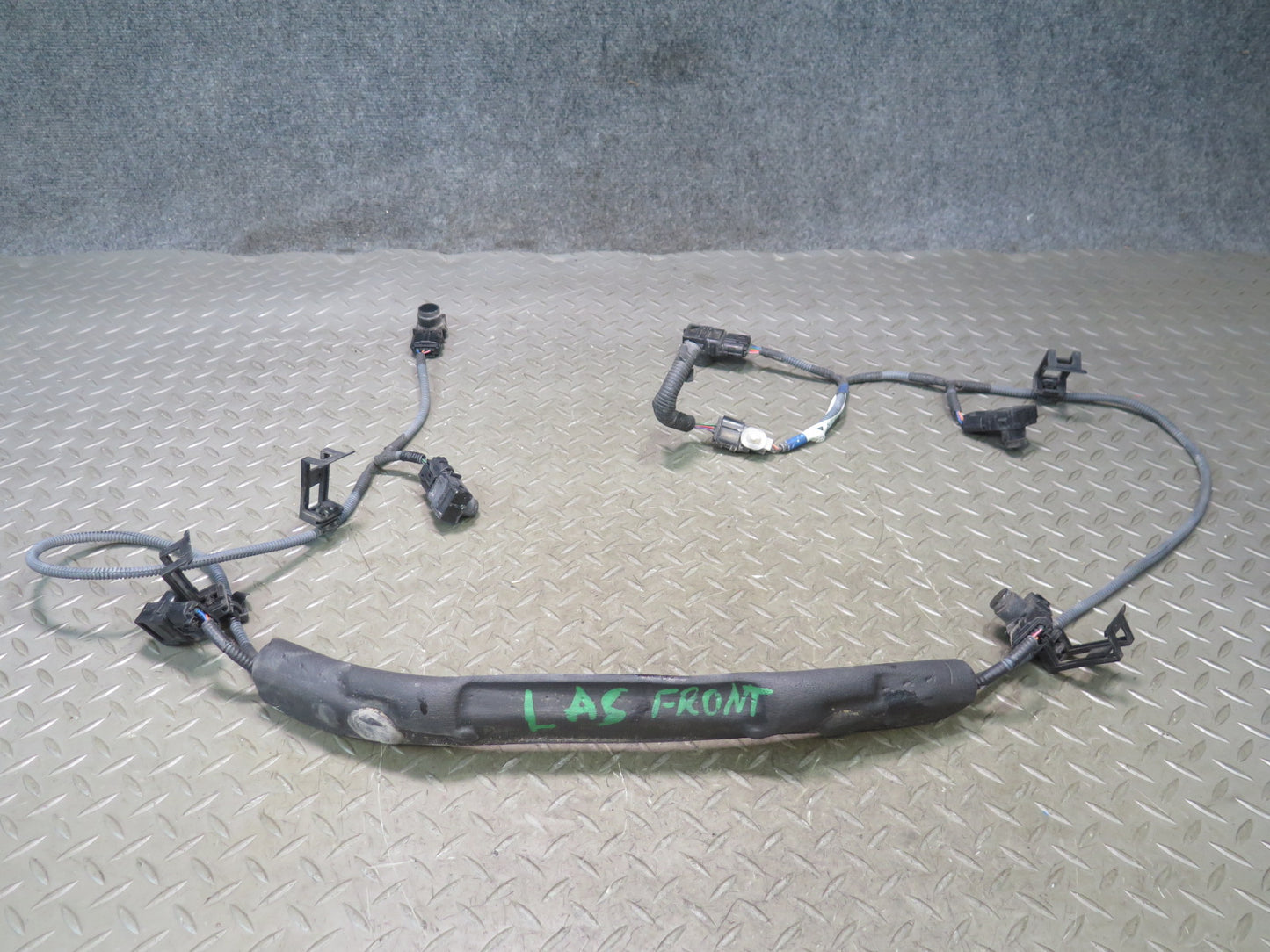 07-09 Lexus UVF46L LS600h LS460 Front Bumper PDC Parking Sensor Wiring Set OEM