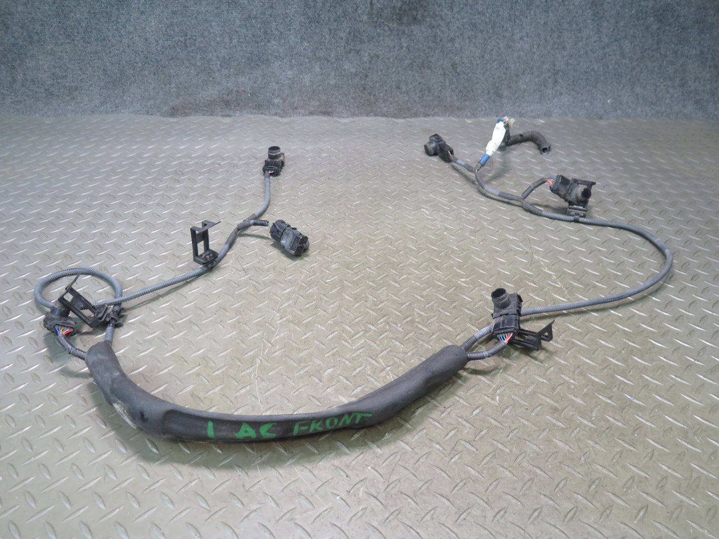 07-09 Lexus UVF46L LS600h LS460 Front Bumper PDC Parking Sensor Wiring Set OEM