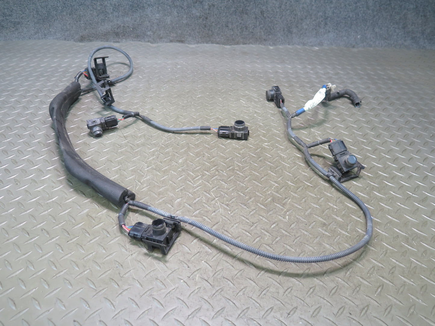 07-09 Lexus UVF46L LS600h LS460 Front Bumper PDC Parking Sensor Wiring Set OEM
