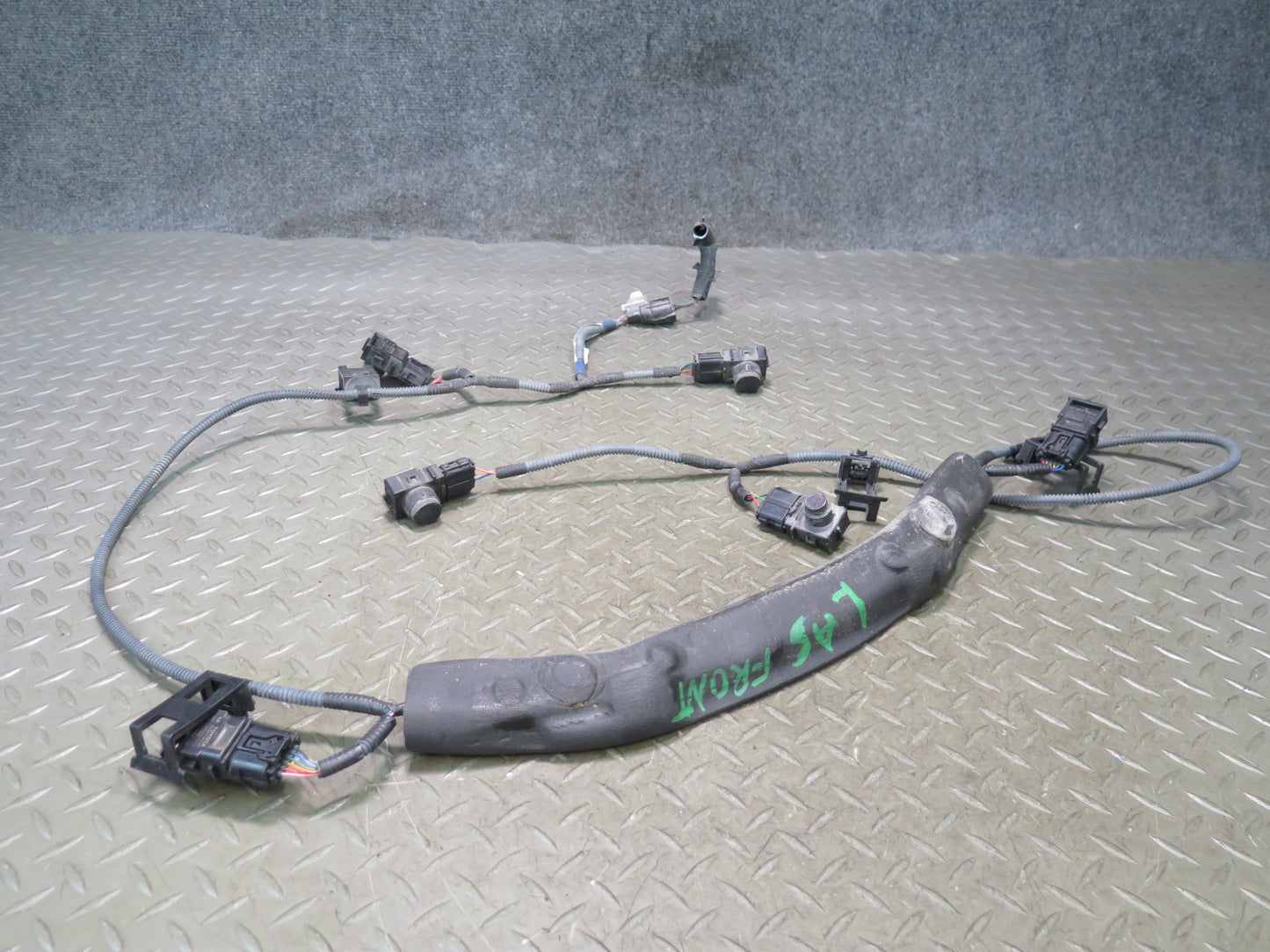 07-09 Lexus UVF46L LS600h LS460 Front Bumper PDC Parking Sensor Wiring Set OEM