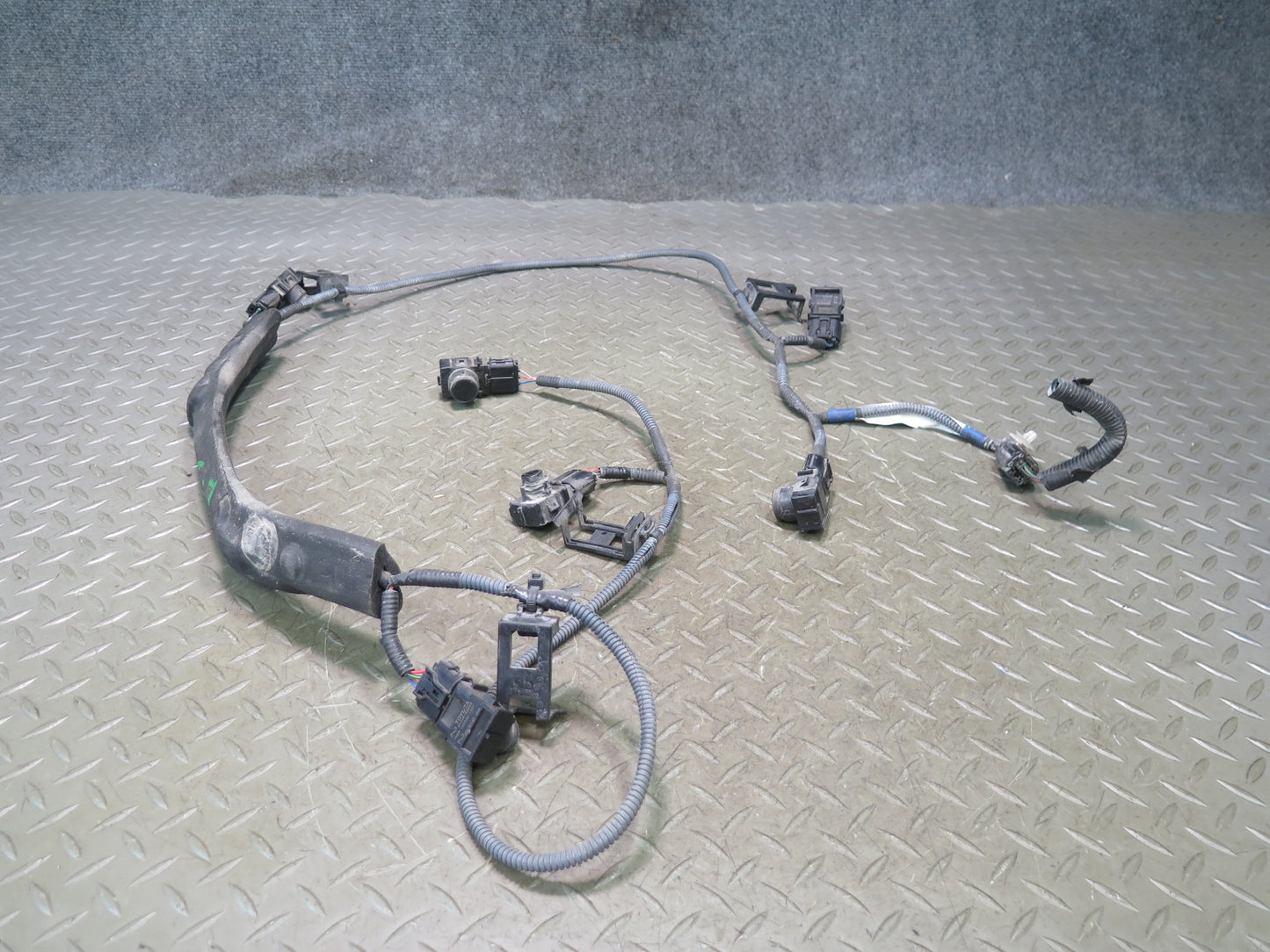 07-09 Lexus UVF46L LS600h LS460 Front Bumper PDC Parking Sensor Wiring Set OEM