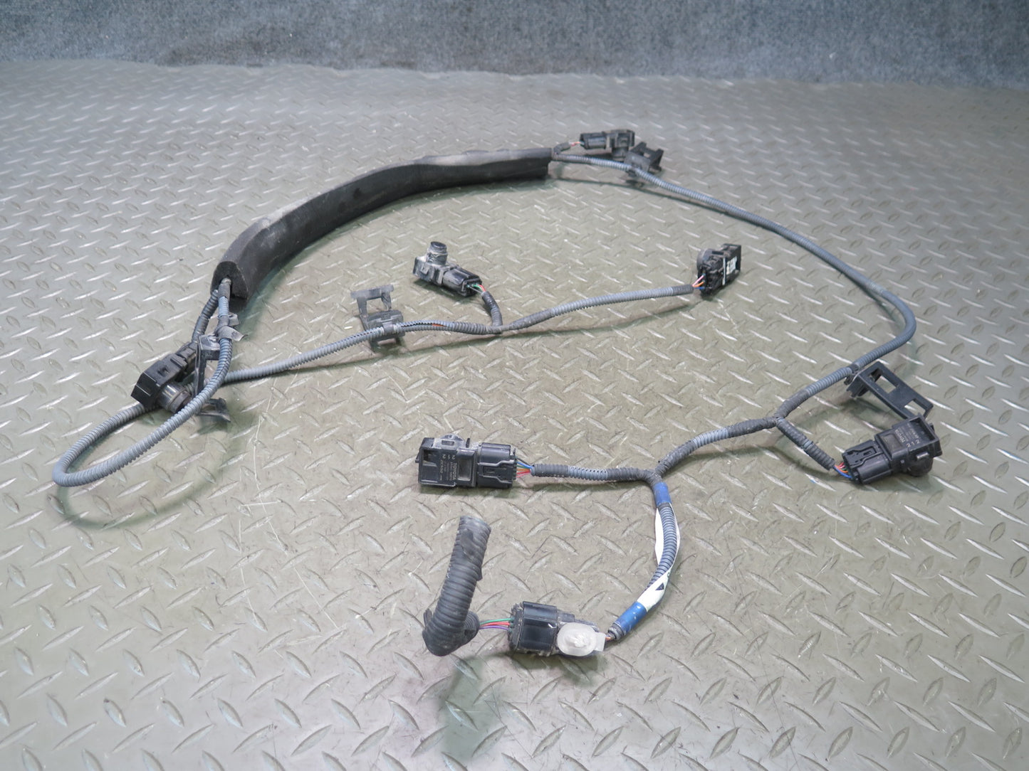 07-09 Lexus UVF46L LS600h LS460 Front Bumper PDC Parking Sensor Wiring Set OEM