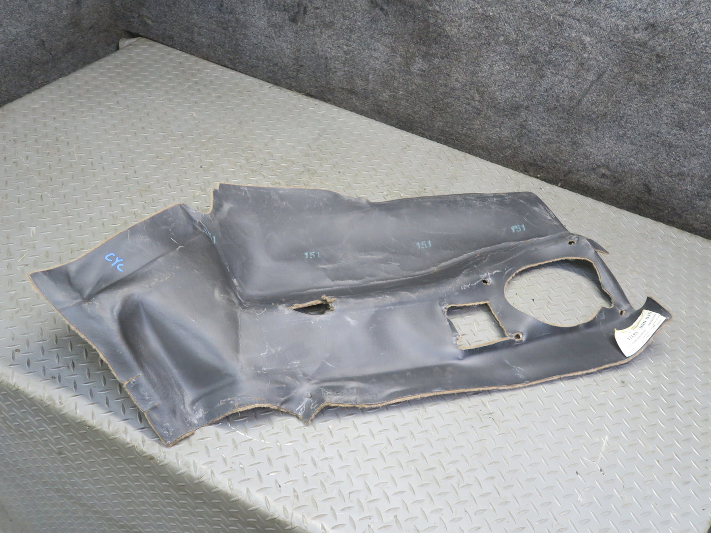 95-96 Chevrolet Corvette C4 Coupe Rear Trunk Carpet Liner Trim Cover Set OEM