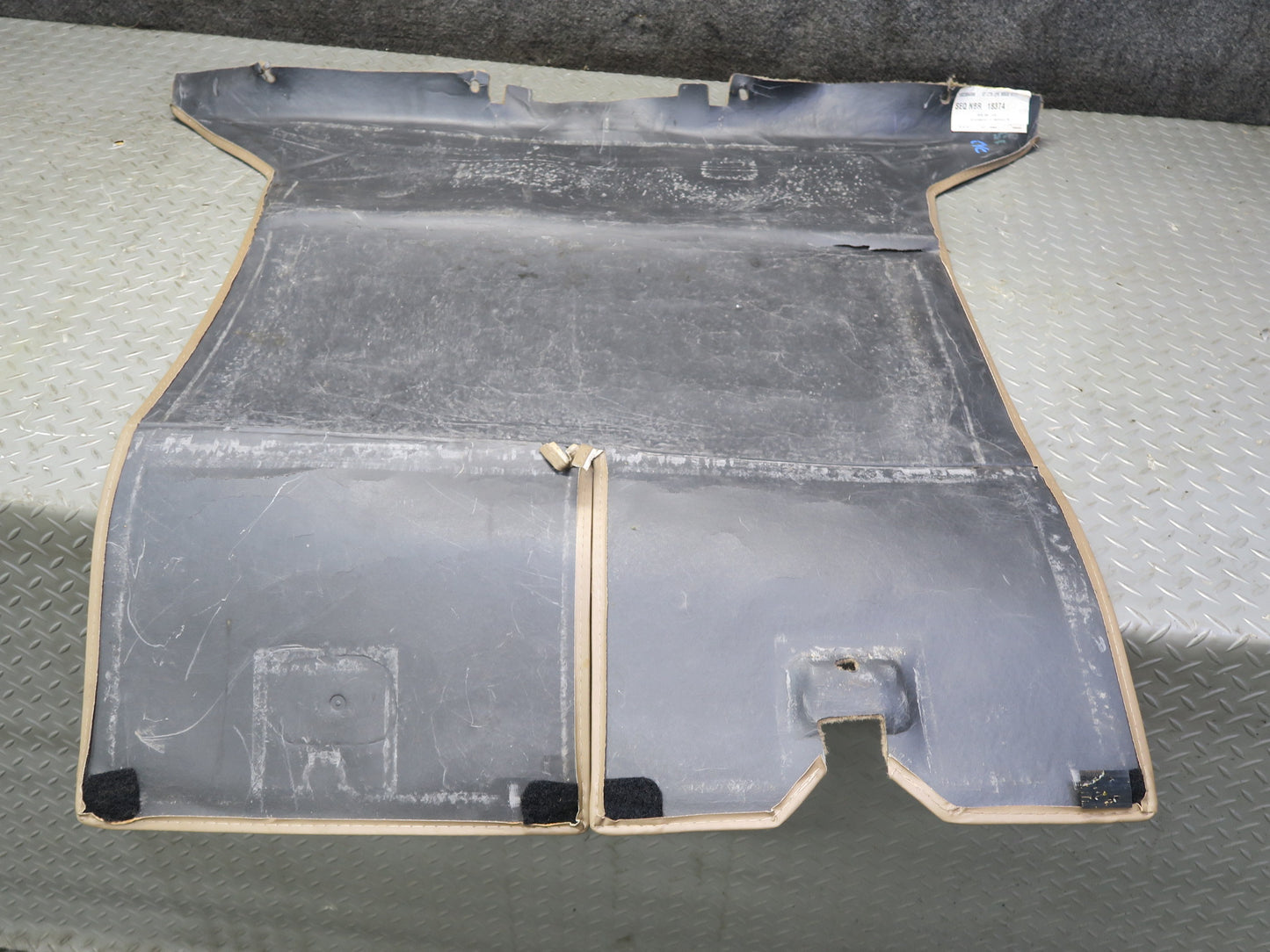 95-96 Chevrolet Corvette C4 Coupe Rear Trunk Carpet Liner Trim Cover Set OEM